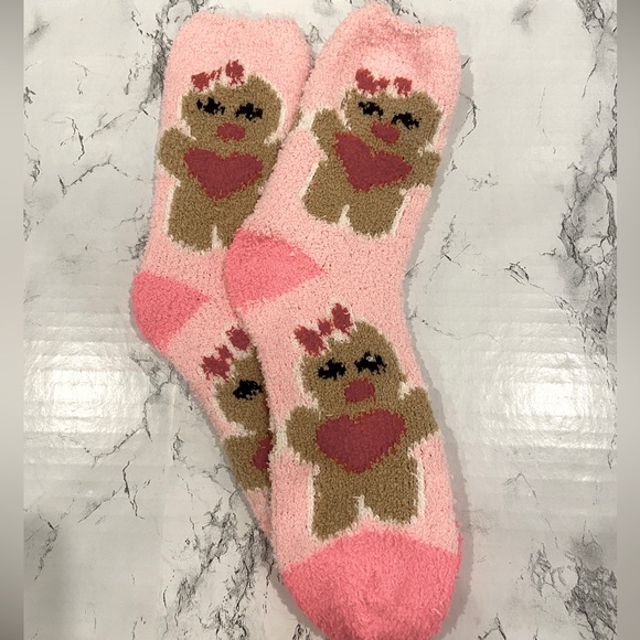Women’s GingerBread - Fuzzy Cozy Socks - Picture 1 of 3